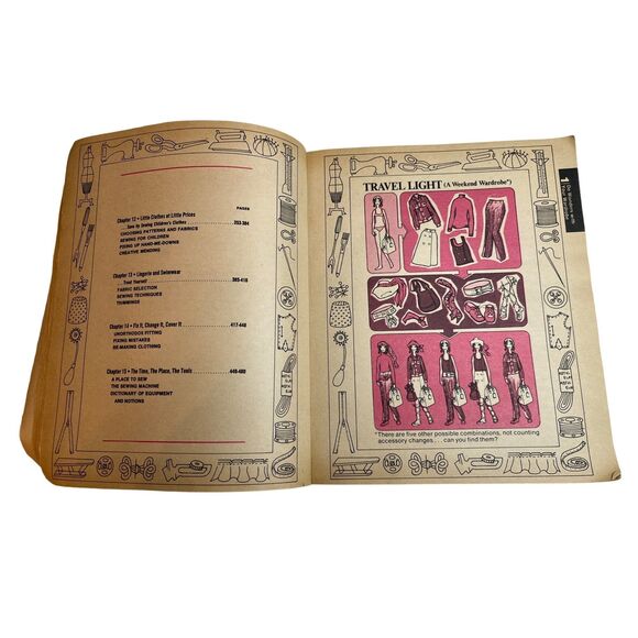 Vintage Book The Complete Family Sewing Book Awesome Art/Ephemera Gold Mine - Picture 4 of 10